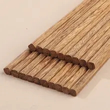 無塗装のハコヤシの箸10膳セット【家庭用・天然木製】