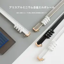 重厚で静音のカーテンレール【弯曲トラック・天井取り付け・横取り付け・アルミ合金製・ダブルレール】