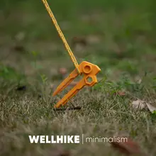 WELLHIKE アウトドア用 カラフルな積み木スタイルの地釘【耐久性・軽量・キャンプ用】（セットアップ対応）