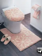 トイレ用3点セット【便座マット・便座カバー・トイレシート・家庭用】