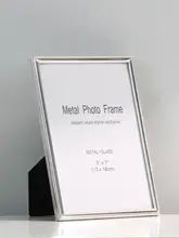 モダンなアルミ合金フォトフレーム【おしゃれなデザイン・壁掛け・卓上用】