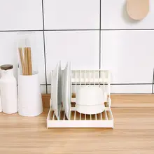 折りたたみ式ディッシュドレーナー【浅型・プラスチック製・食器収納・カップ・カトラリー用】