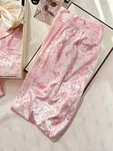 流光金絲ベロア 秋冬用 レディースパジャマ【暖かい・おしゃれ・外出可】（セットアップ対応）