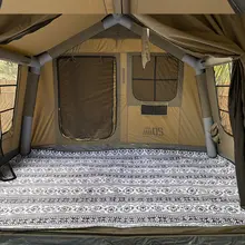 防潮機能付きキャンプ用テントマット【幅広い用途・360度対応・クッション性】（セットアップ対応）