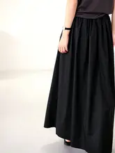春秋用 ハーバー風花苞ロングスカート【プリーツミディスカート・フレアデザイン】（セットアップ対応）