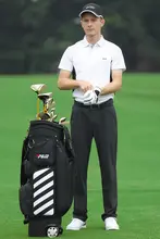 pgm 春用 メンズ ゴルフパンツ【スリムフィット・ストレッチ素材・ロングパンツ】