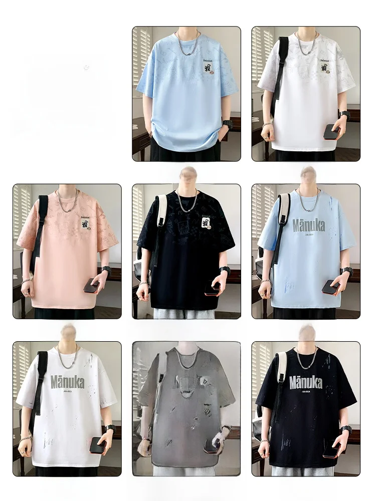 涼感通気性抜群のメンズ半袖Tシャツ：ゆったりシルエットとプリントデザインの実用性を検証