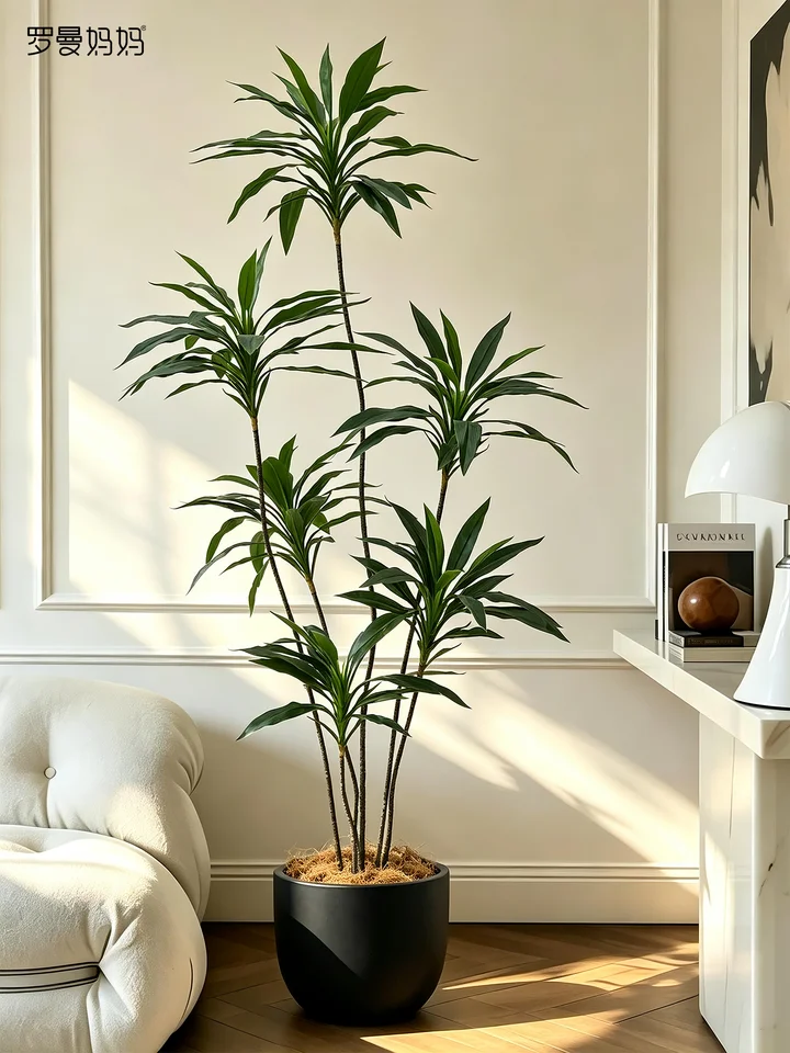 フェイクグリーン 鉢植え リアルツリー 上品 ベルベット調 室内 リビング フロアデコ