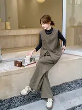 洗練されたデザイン！スーツベスト【女性用・秋用・トレンド感漂う】（セットアップ対応）