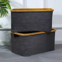折りたたみ式 布製収納バスケット【衣類・おもちゃ・小物用・家庭用】