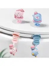 可愛いカートゥーン トイレ用便座リフトハンドル【衛生的・便利】