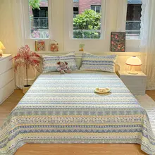 厚手の粗布シーツ【シングルサイズ・綿麻素材・寝具用】（セットアップ対応）