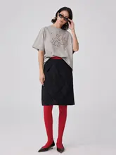 ヴィンテージロゴデザインのダイアモンドTシャツ【銅製スタッズ付き・印刷デザイン】