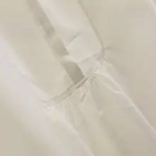 無地シンプルレース付きオーバーサイズ長袖ワンピース【前開き・女性用】