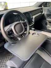 車載用ステアリングホイールテーブル【ノートパソコン・タブレット対応・コンパクトデザイン】