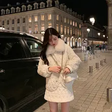 浮彫質感のエレガントなチェック柄コットンコートワンピース【秋冬用・女性用】（セットアップ対応）