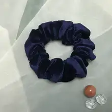 高級感ある金色ベルベットのヘアゴム【ファッション・小さめサイズ】