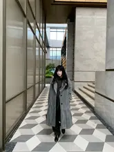 独特なデザインのライトウェイト天絲と蚕絲棉ロングコート【カジュアルスタイル・西裝風】