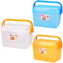 手提げ収納ボックス【プラスチック製・整理用・多用途・居家用】