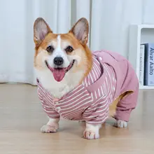 中型犬用 冬用犬服【ボディ全体カバー・防毛・フリース素材】