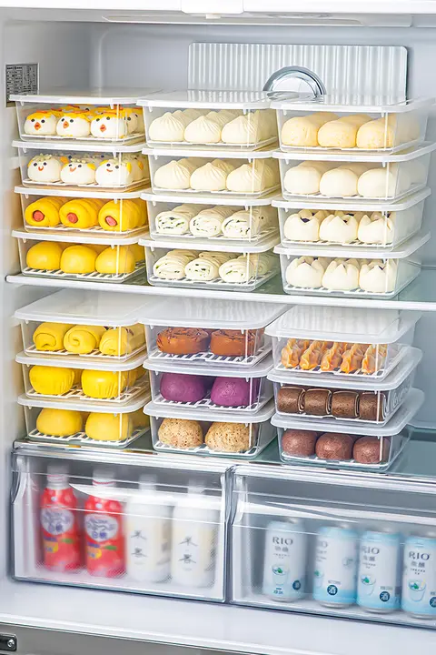 冷凍保存用食品級バンズ・餃子収納ボックス【便利な冷凍保存・フードコンテナ】