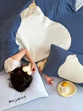 耳元に可愛いデザイン！冷感夏用敷きパッド【水洗い可能・薄手・エアコン用】