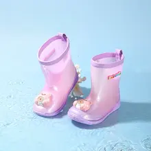 レインブーツ キッズ ボーイズ ガールズ 着脱式 保温ライナー 滑り止め 耐磨耗 水遊び 雨の日 オールシーズン
