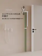 防水バスカーテン【穴あけ不要・折りたたみ式・吸盤付き・湿気分離】
