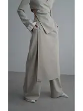 無以幻象 x 陈太太 チェンタイタイ 【大きなスカートフレアスーツパンツ・ロングパンツ】