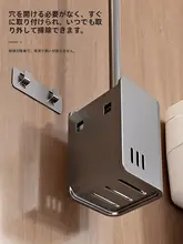 壁掛け式トイレ掃除ブラシ【家用・隅々まで清掃可能・トイレ用】