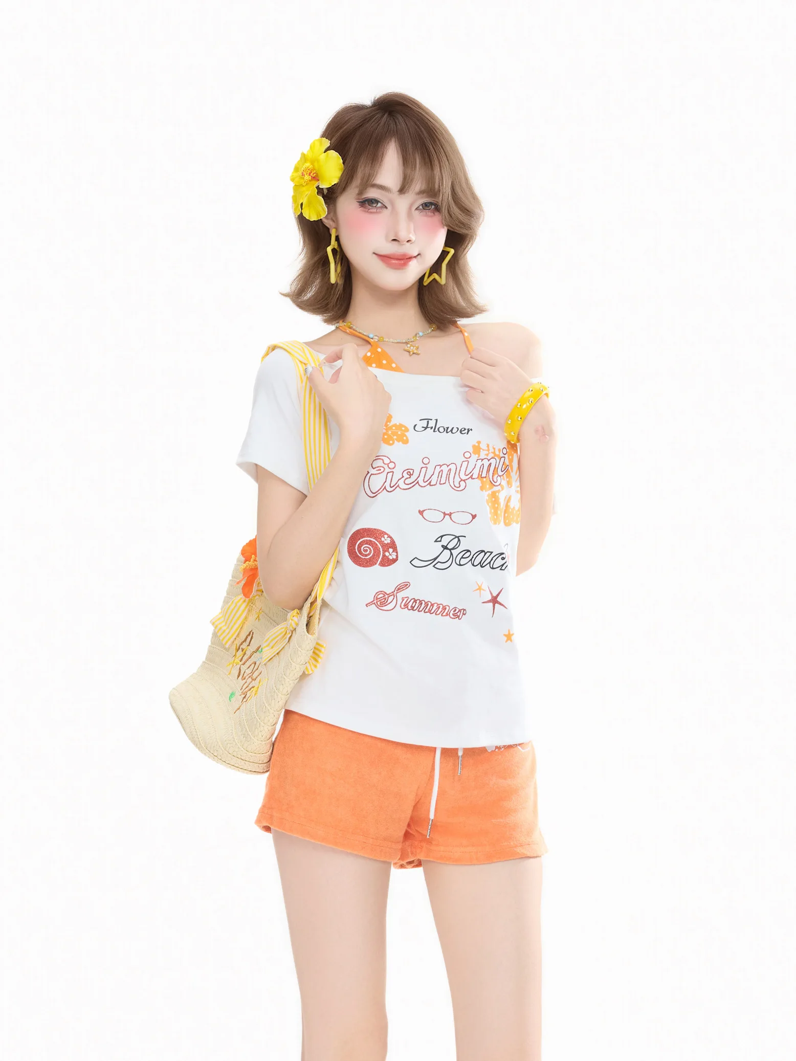 リゾートファッション 沖縄向けの少女風オフショルダーTシャツ：2026年夏のカジュアルスタイルガイド