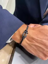 シンプルで高級感のある馬蹄型ブレスレット【男性用・カップルデザイン】