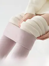 冬用 レディース コットンパンツ【裏起毛・高ウエスト・暖かい】