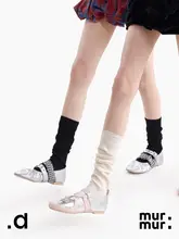 無縫のシンプルなデザイン！通気性のある中筒ソックス【夏用・女性・スウィート・カジュアル】（セットアップ対応）