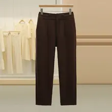 通勤向きのストレートパンツ【シンプルなデザイン・フィット・秋用】（セットアップ対応）