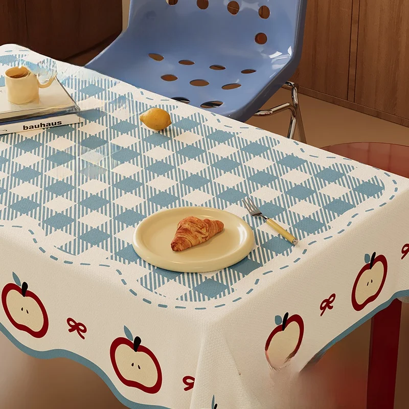 防水加工食卓用テーブルクロス：ins風のシンプルデザインで日常の食卓を整える