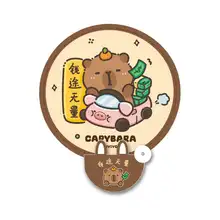 可愛らしいキャラクターの折りたたみ扇子【ミニ・携帯用・学生向け】