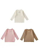 子供用 カートゥーンウサギ柄 長袖Tシャツ【秋冬用・可愛い・カジュアル】