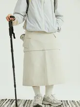 OADB セパレートデザイン Aライン スカート【アウトドア・ウエストゴム・ジッパー付き】