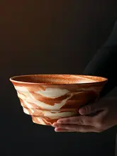 陶器のボウル 家庭用 食器 日本式 レトロ 創造的
