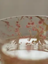 高級感あふれるガラス茶器【フラワーデザイン・女性向け・3点セット】（セットアップ対応）