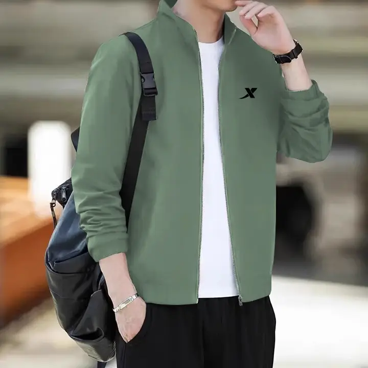 春秋用 メンズジャケット【開襟・立ち襟・スポーツウェア】