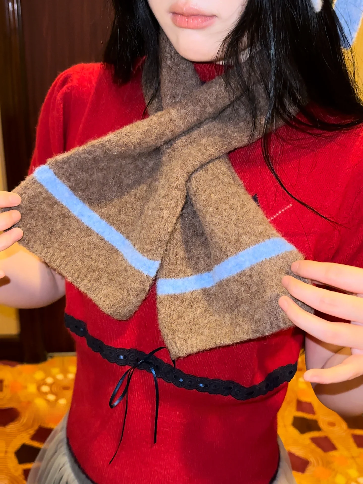 レトロで可愛い！リボン付きニットキャップの冬用着用実績と機能解析