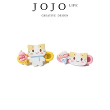 ヘアクリップ サイドクリップ 前髪クリップ ヘアアクセサリー 髪飾り 「JOJO'S L. PD.running.」