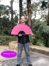 赤い両面扇子【ダンス用・スムーズな開閉・団体向け】