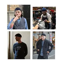 男女兼用 ニット帽【保温・リブ編み・ヴィンテージスタイル】