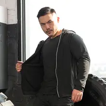 大きいサイズ メンズ フード付き ランニングジャケット【速乾・ゆったりフィット・長袖・バスケットボール用】
