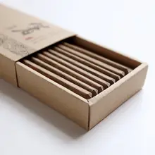 無塗装・無蝋の鶏の羽木製箸10双セット【ギフトボックス・和風デザイン】