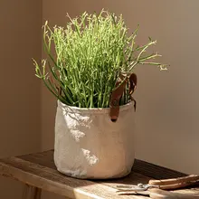 プランター 多肉植物 装飾 手編み セメント風紙袋 insスタイル
