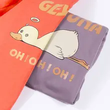 カジュアルなアニメプリントスウェットシャツ【春秋用・ルーズフィット・オシャレなデザイン】（セットアップ対応）